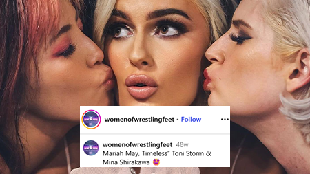Mina Shirakawa, Mariah May y Toni Storm