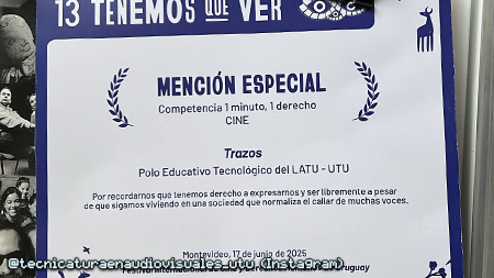 Certificado de mención